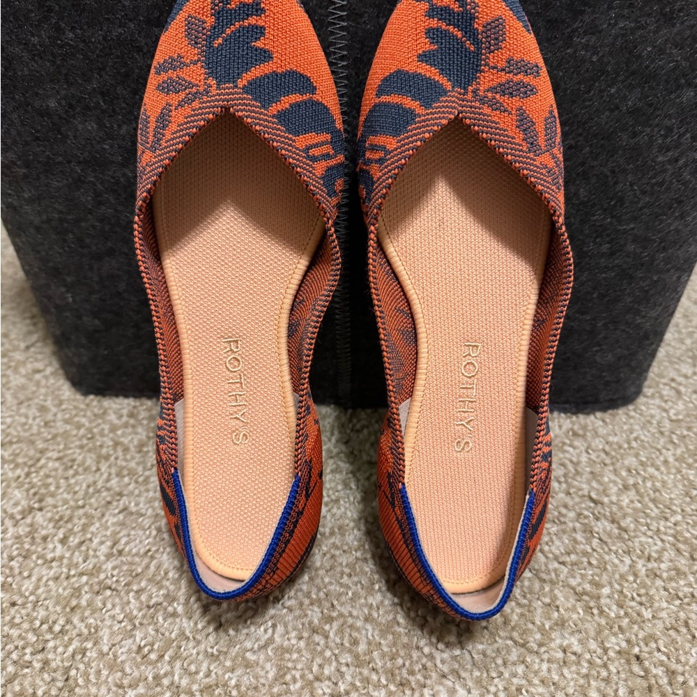Rothy's Women's Orange and Blue Flats